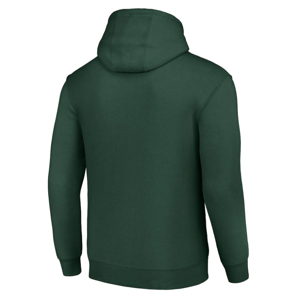 Dallas Stars Starter Tailsweep Fleece Tri-Blend Pullover Hoodie