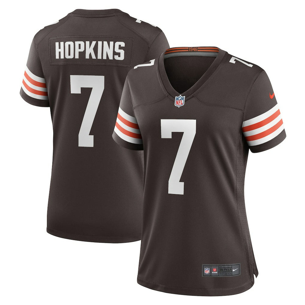 NFL Cleveland Browns Dustin Hopkins  Women's Team Game Jersey