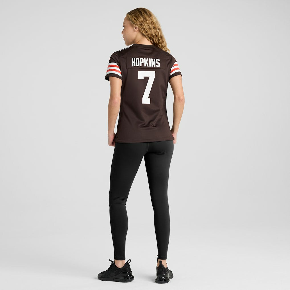 NFL Cleveland Browns Dustin Hopkins  Women's Team Game Jersey