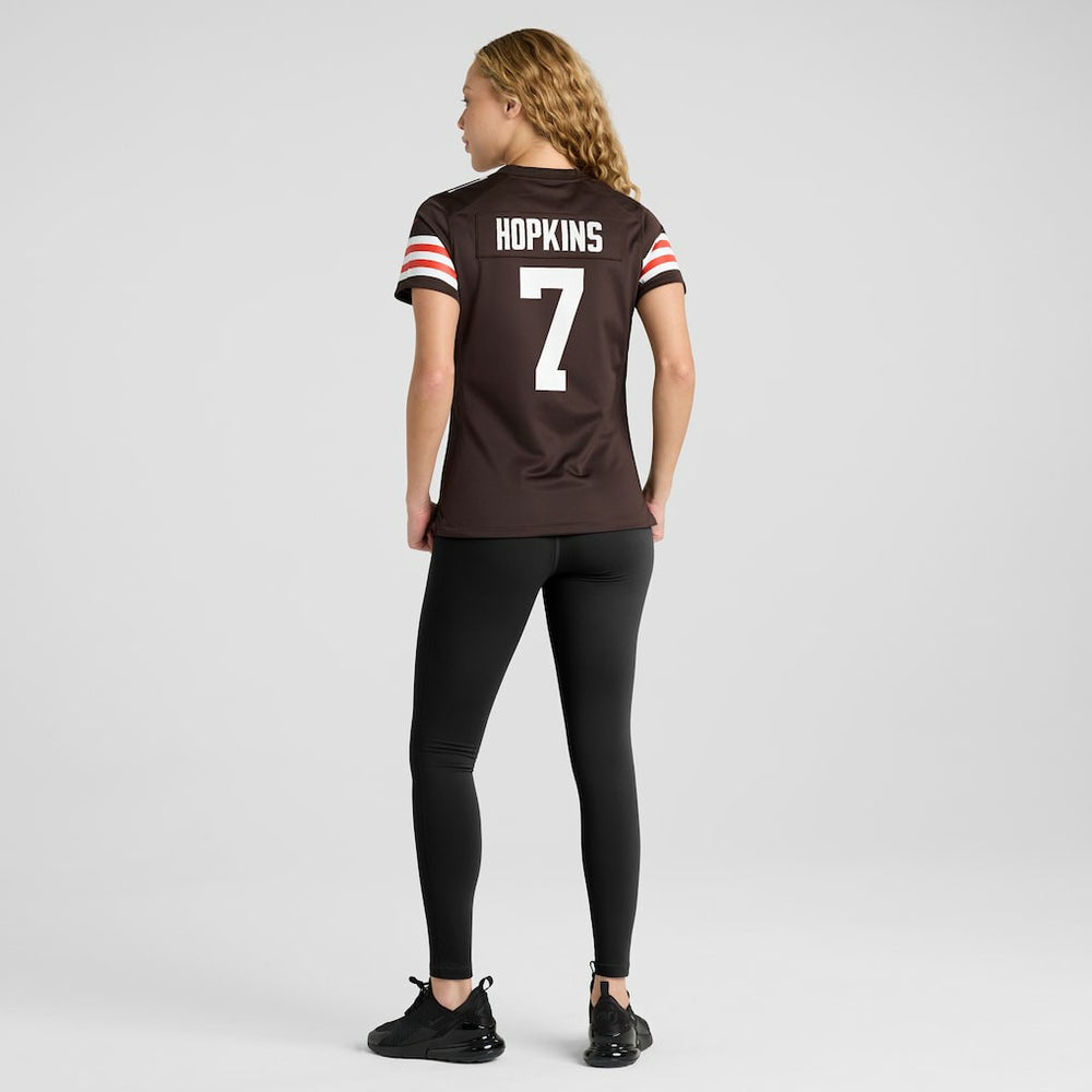 NFL Cleveland Browns Dustin Hopkins  Women's Team Game Jersey