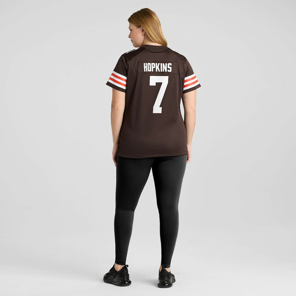 NFL Cleveland Browns Dustin Hopkins  Women's Team Game Jersey