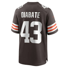 NFL Cleveland Browns Mohamoud Diabate  Team Game Jersey