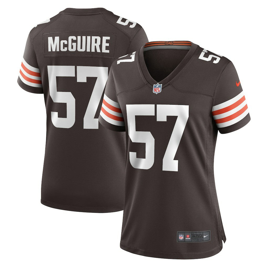 NFL Cleveland Browns Isaiah McGuire  Women's Team Game Jersey