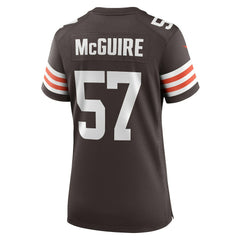 NFL Cleveland Browns Isaiah McGuire  Women's Team Game Jersey