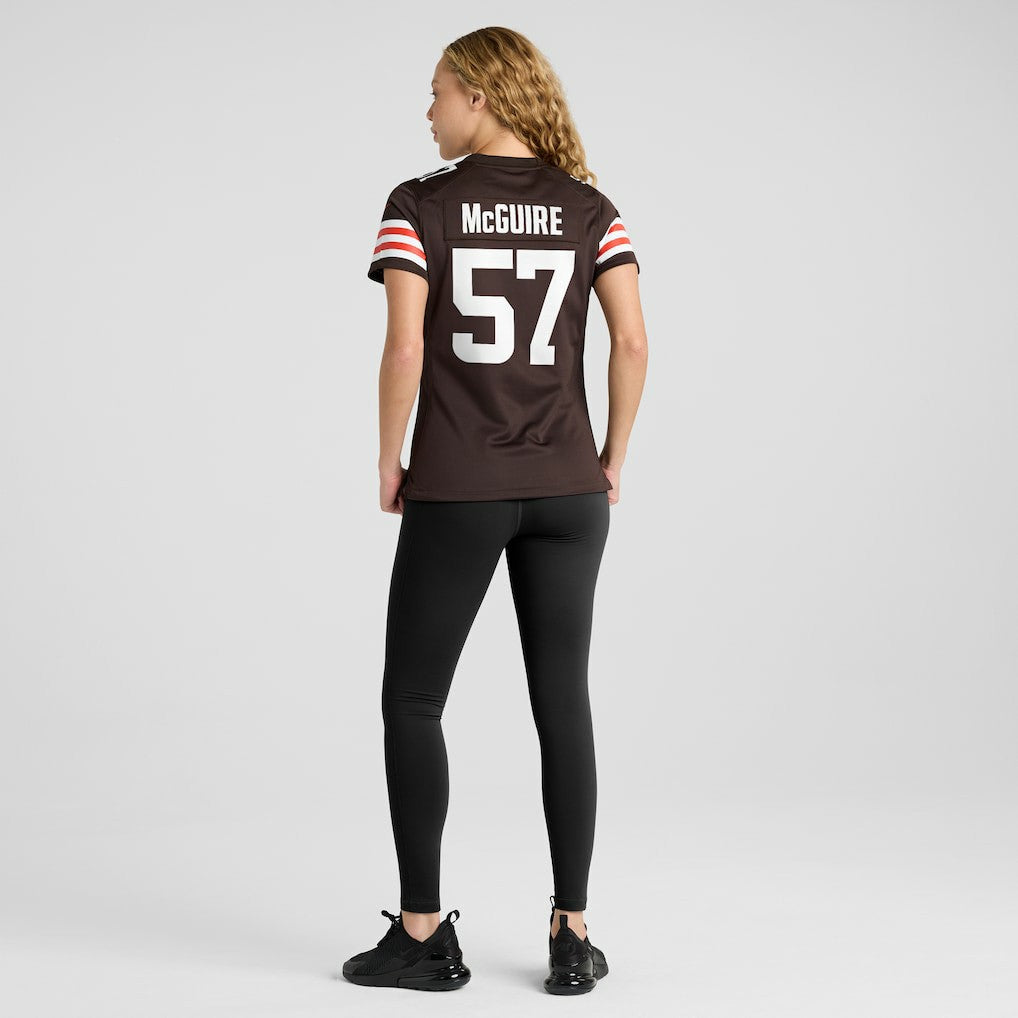 NFL Cleveland Browns Isaiah McGuire  Women's Team Game Jersey