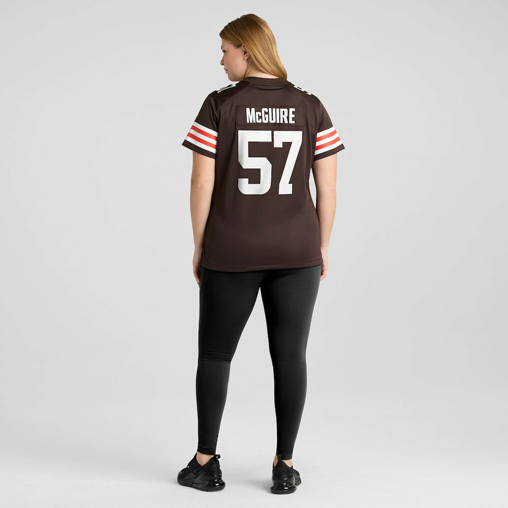 NFL Cleveland Browns Isaiah McGuire  Women's Team Game Jersey