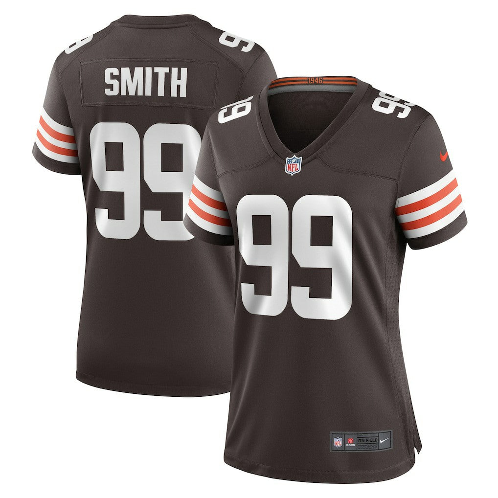 NFL Cleveland Browns Za'Darius Smith  Women's Team Game Jersey