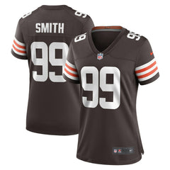 NFL Cleveland Browns Za'Darius Smith  Women's Team Game Jersey