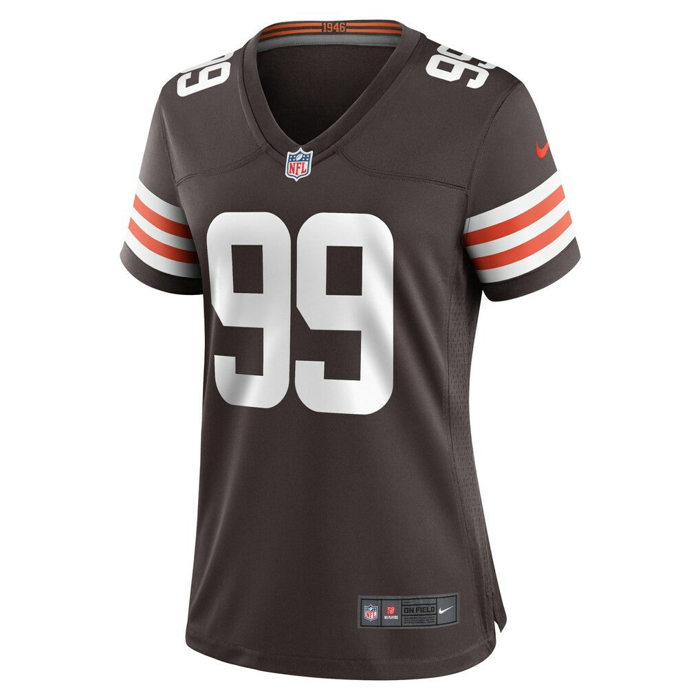 NFL Cleveland Browns Za'Darius Smith  Women's Team Game Jersey