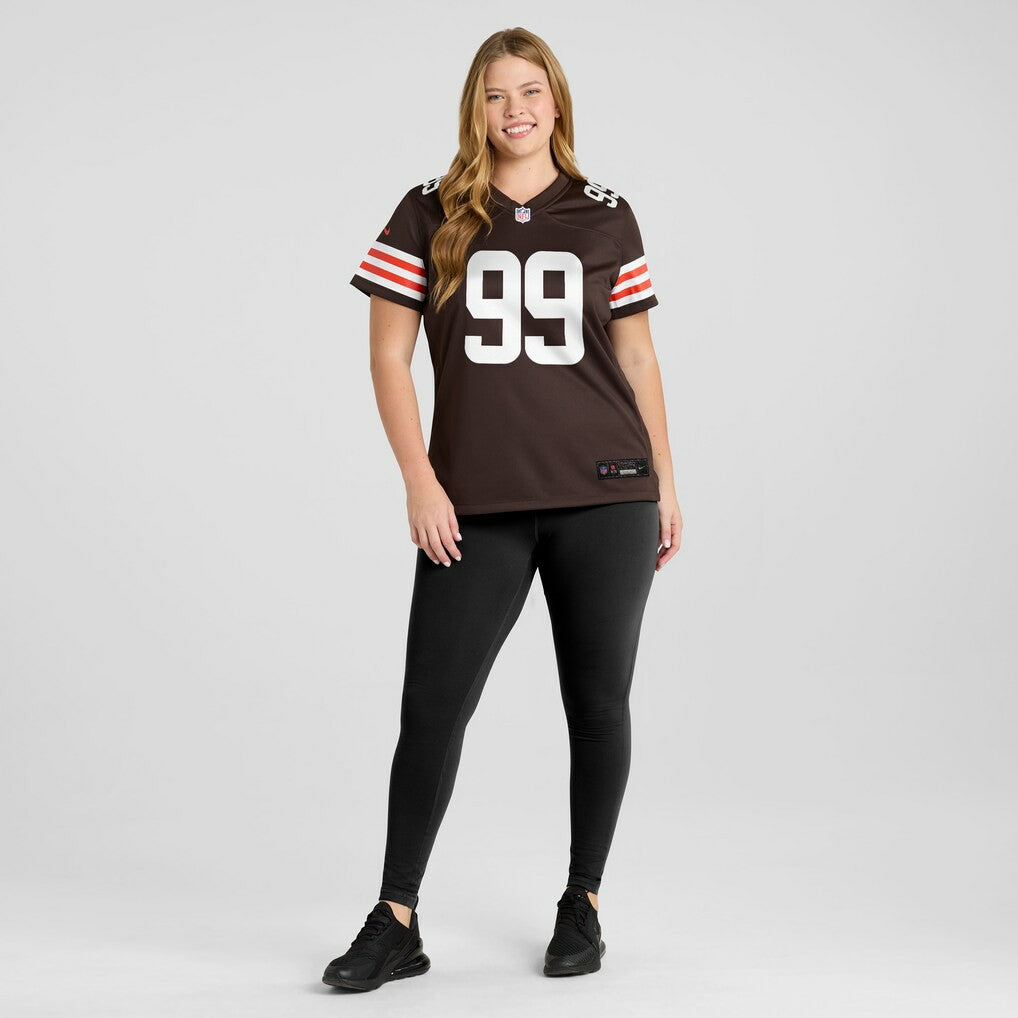 NFL Cleveland Browns Za'Darius Smith  Women's Team Game Jersey