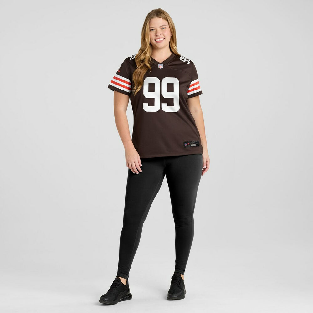 NFL Cleveland Browns Za'Darius Smith  Women's Team Game Jersey