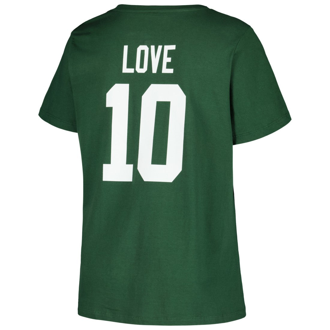 NFL Green Bay Packers Jordan Love  Women's Plus Size Name & Number V-Neck T-Shirt