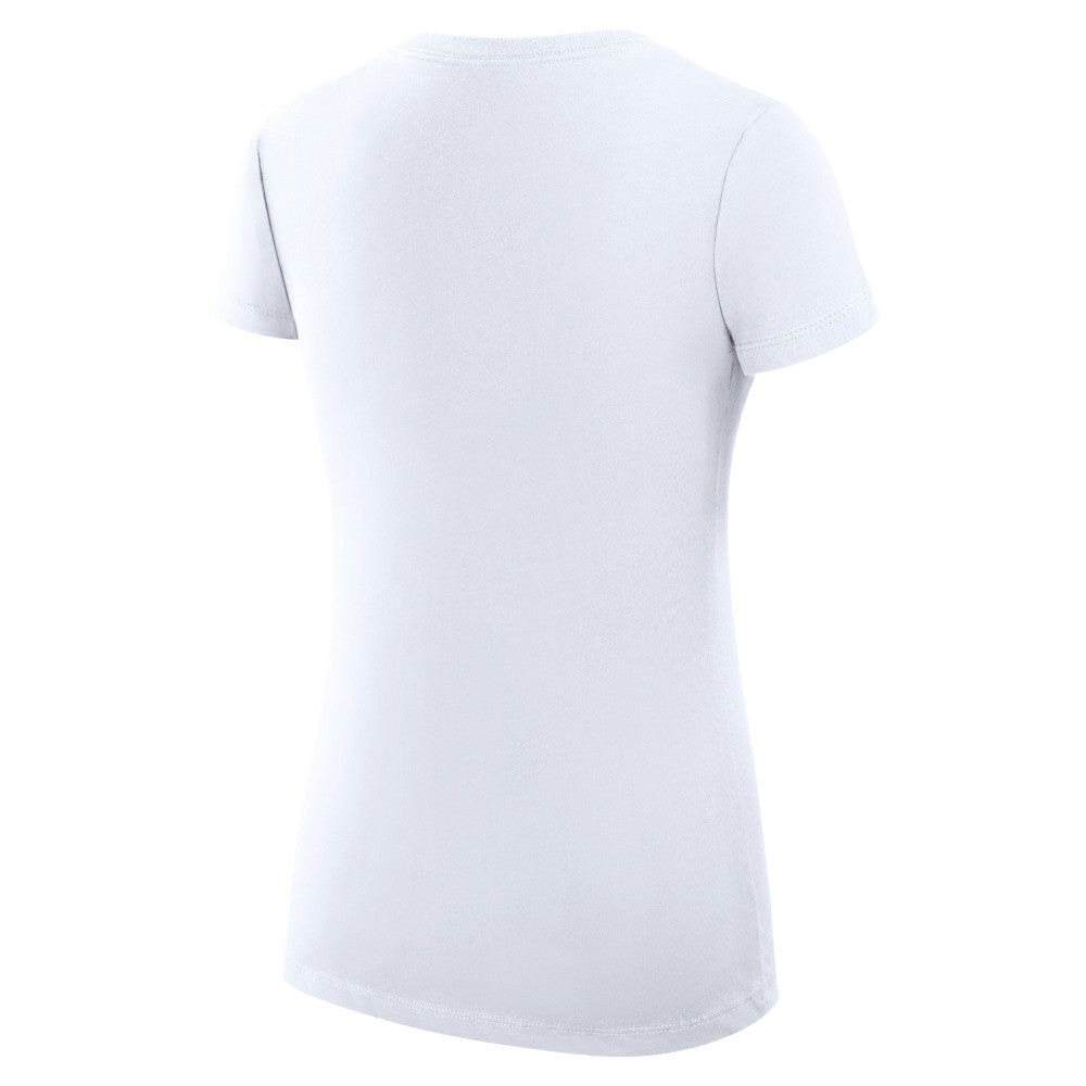 Cincinnati Reds G-III 4Her by Carl Banks Women's Super-Slim Fit Lightweight City Graphic V-Neck T-Shirt - White