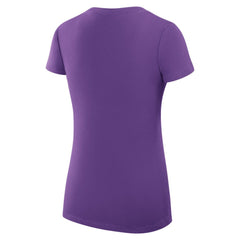 Colorado Rockies G-III 4Her by Carl Banks Women's Super-Slim Fit Lightweight City Graphic V-Neck T-Shirt - Purple