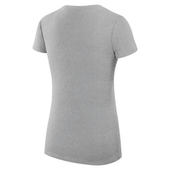 Minnesota Twins G-III 4Her by Carl Banks Women's Super-Slim Fit Lightweight City Graphic V-Neck T-Shirt - Heather Gray
