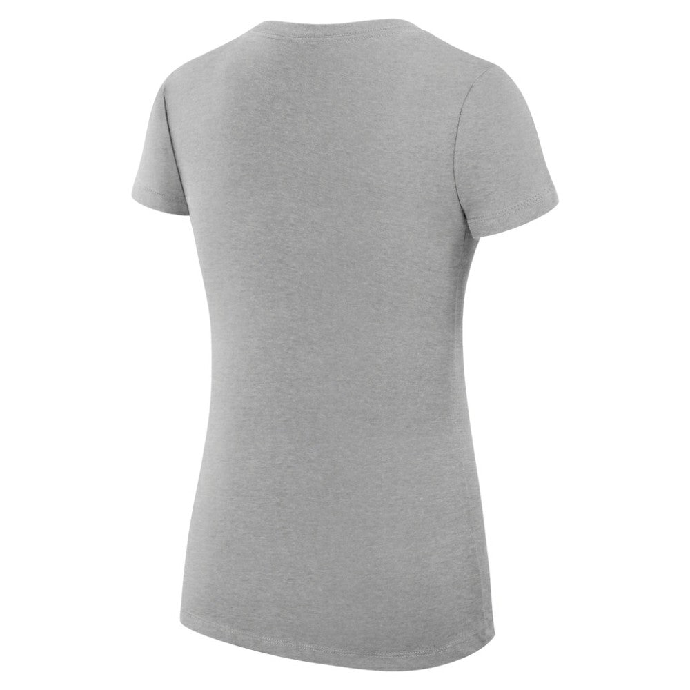 San Diego Padres G-III 4Her by Carl Banks Women's Super-Slim Fit Lightweight City Graphic V-Neck T-Shirt - Heather Gray