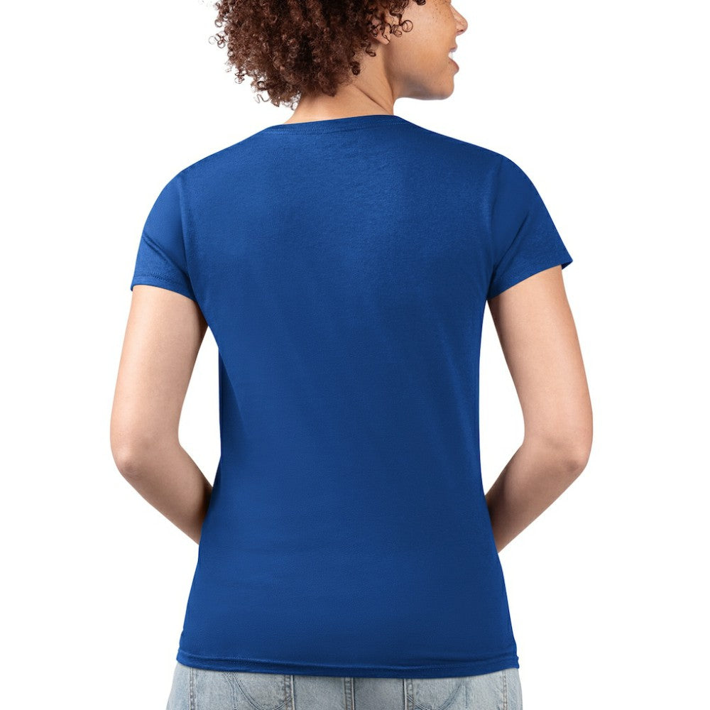 Toronto Blue Jays G-III 4Her by Carl Banks Women's Super-Slim Fit Lightweight City Graphic V-Neck T-Shirt - Royal