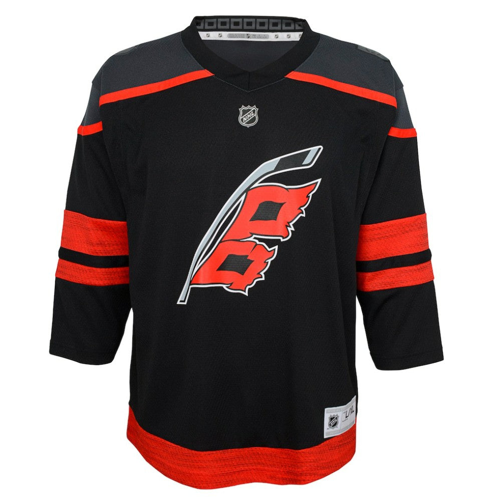 Carolina Hurricanes Youth Home Replica Custom Jersey
