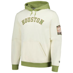 Houston Astros Color Pop Pullover Hoodie - Cream/Green | New Era