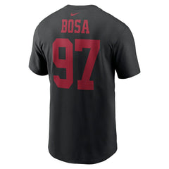 NFL San Francisco 49ers Nick Bosa  Player Name & Number T-Shirt