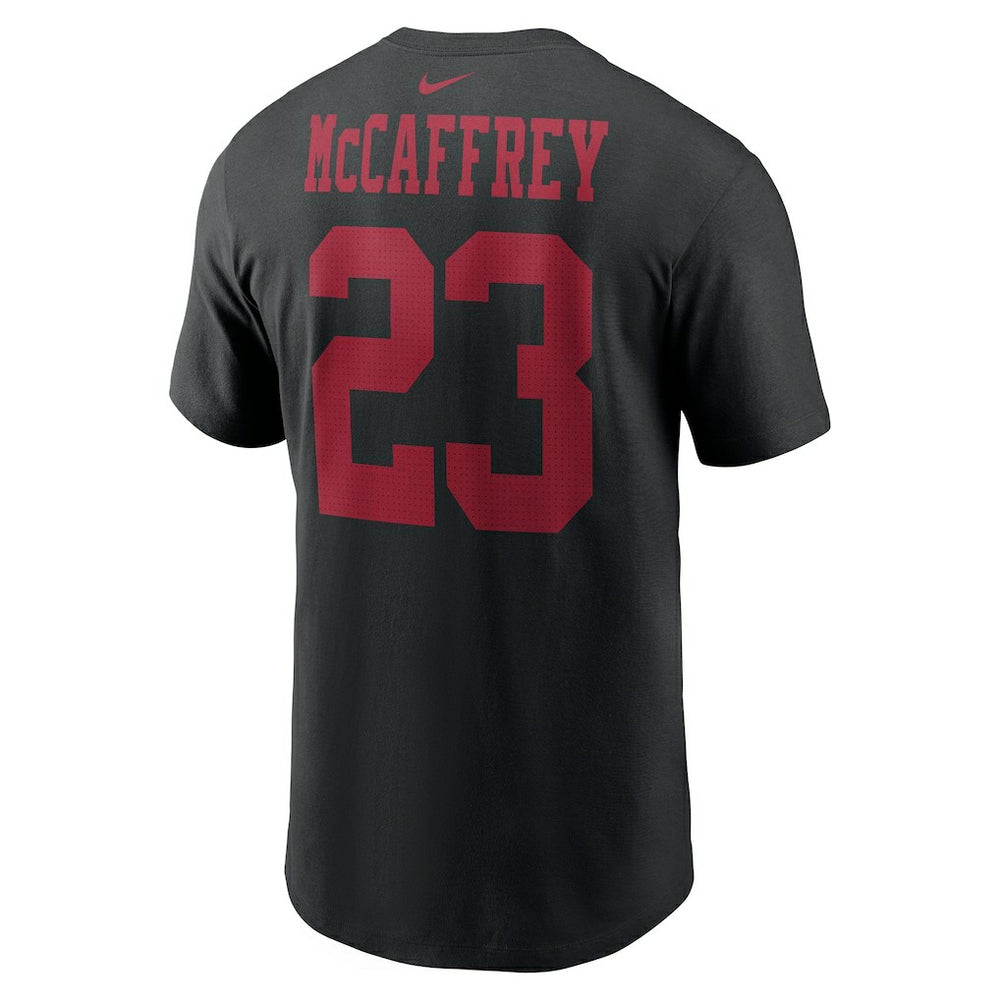 NFL San Francisco 49ers Christian McCaffrey  Player Name & Number T-Shirt