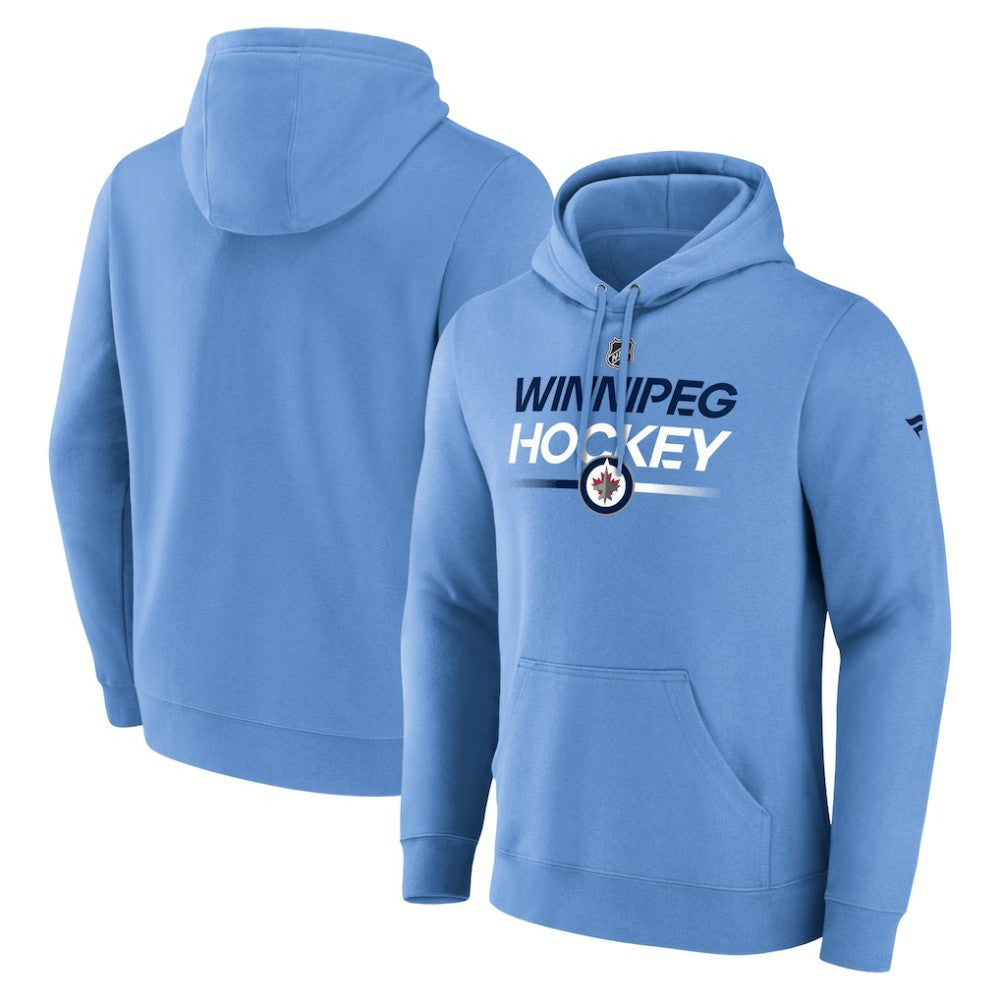 Winnipeg Jets Fanatics Alternate Wordmark Fleece Pullover Hoodie