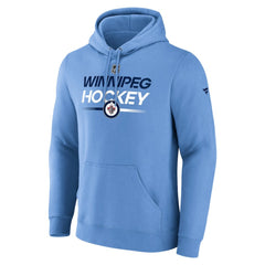 Winnipeg Jets Fanatics Alternate Wordmark Fleece Pullover Hoodie