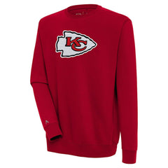NFL Kansas City Chiefs Antigua Victory Crewneck Pullover Sweatshirt