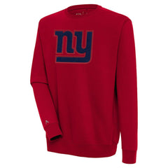 NFL New York Giants Antigua Victory Crewneck Pullover Sweatshirt