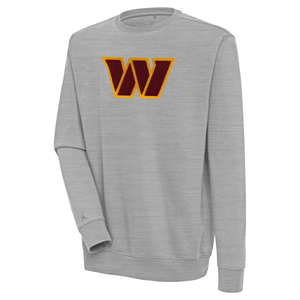 NFL Washington Commanders Antigua Victory Crewneck Pullover Sweatshirt