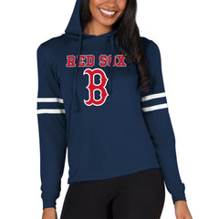 Boston Red Sox Concepts Sport Women's Marathon Lightweight Lounge Pullover Hoodie - Navy