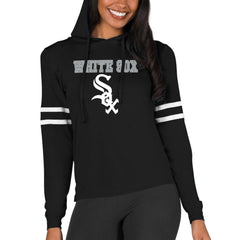 Chicago White Sox Concepts Sport Women's Marathon Lightweight Lounge Pullover Hoodie - Black