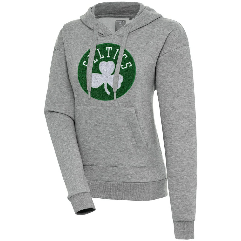Boston Celtics Antigua Women's Victory Pullover Hoodie - Heather Gray outlet