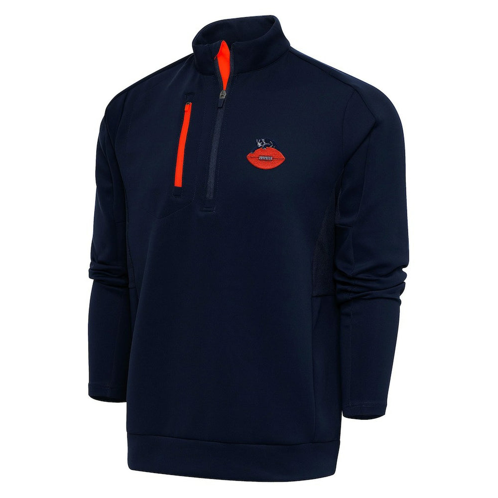 NFL Chicago Bears Adult Throwback Logo Generation Quarter-Zip Pullover Top