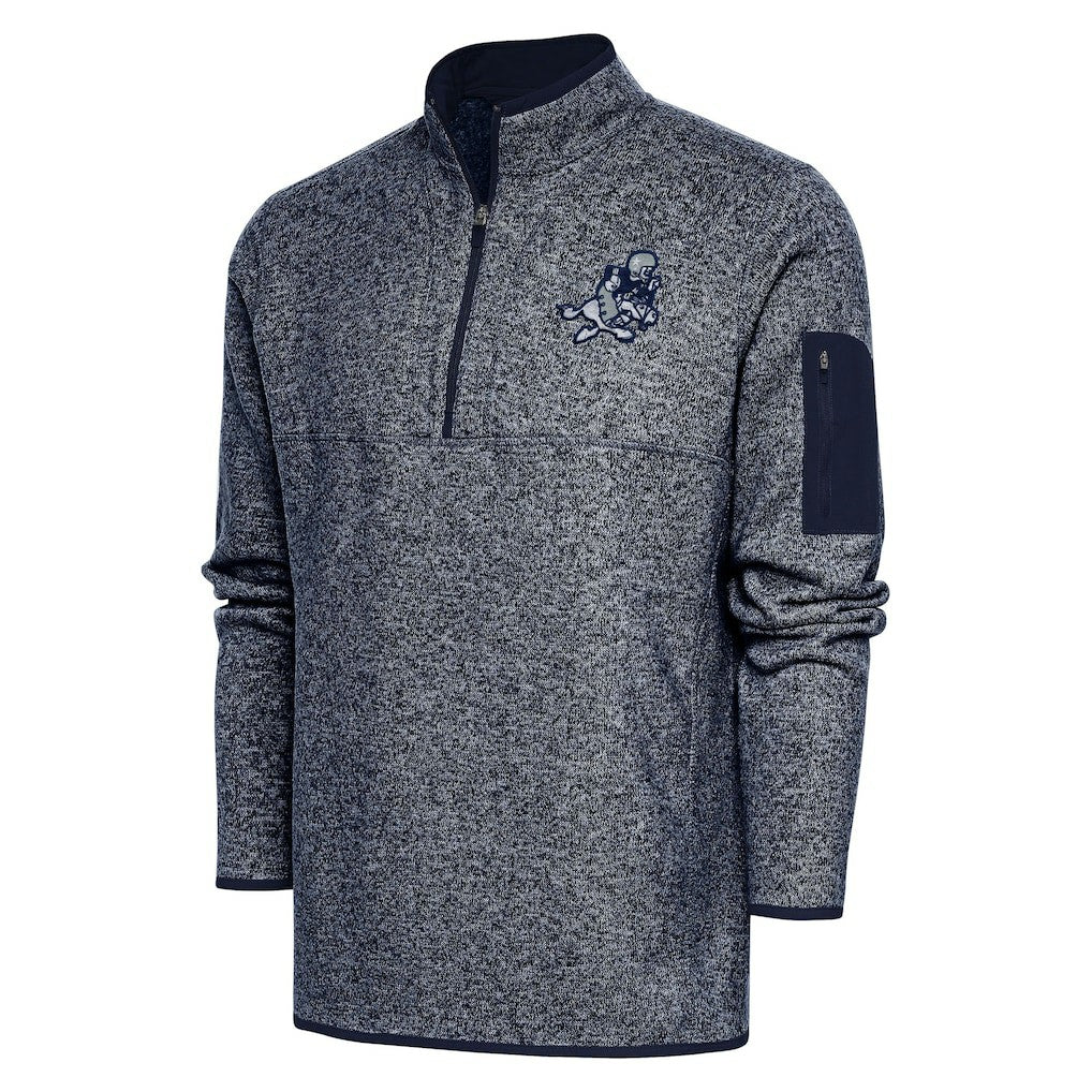 NFL Dallas Cowboys Adult Throwback Logo Fortune Quarter-Zip Pullover Jacket