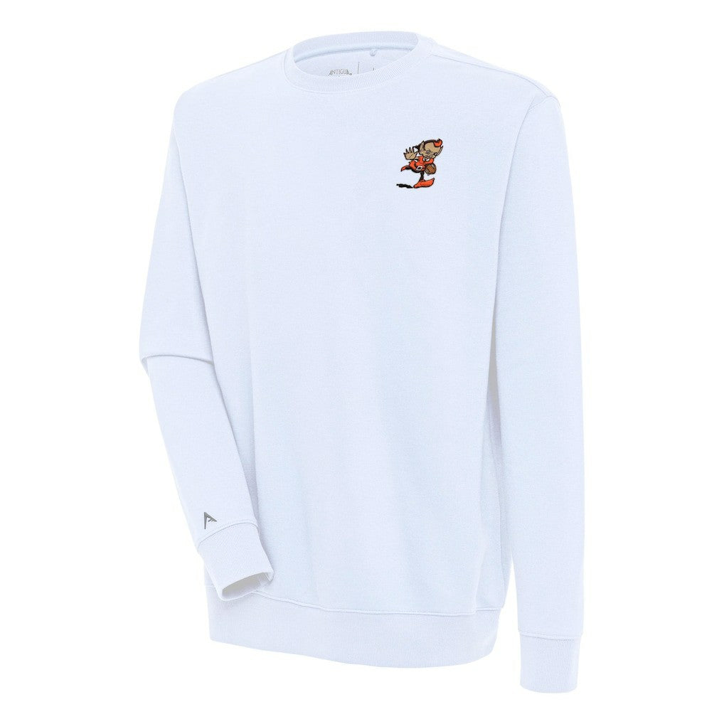 NFL Cleveland Browns Adult Throwback Logo Victory Pullover Sweatshirt