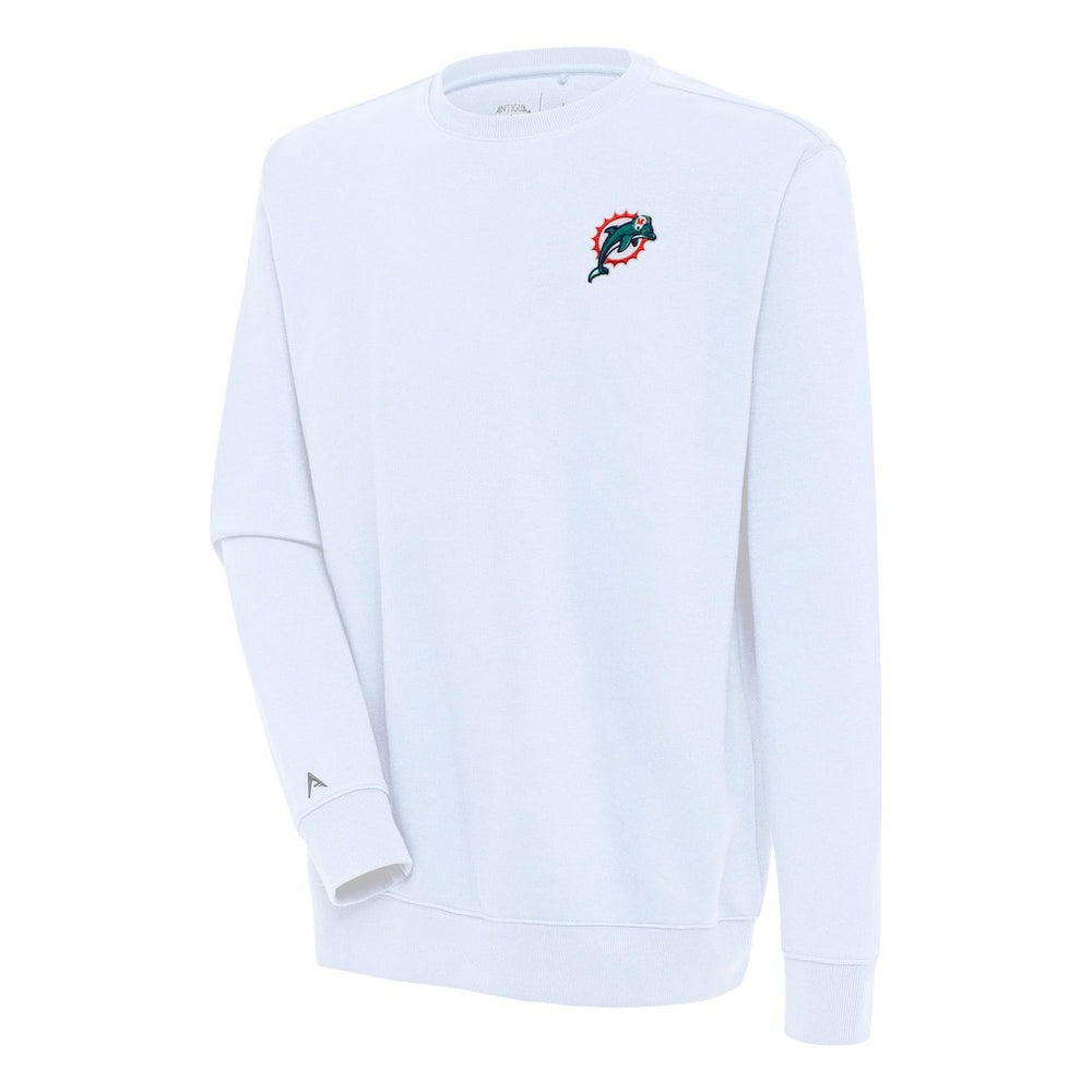 NFL Miami Dolphins Adult Throwback Logo Victory Pullover Sweatshirt