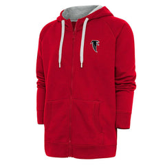 NFL Atlanta Falcons Adult Throwback Logo Victory Full-Zip Hoodie