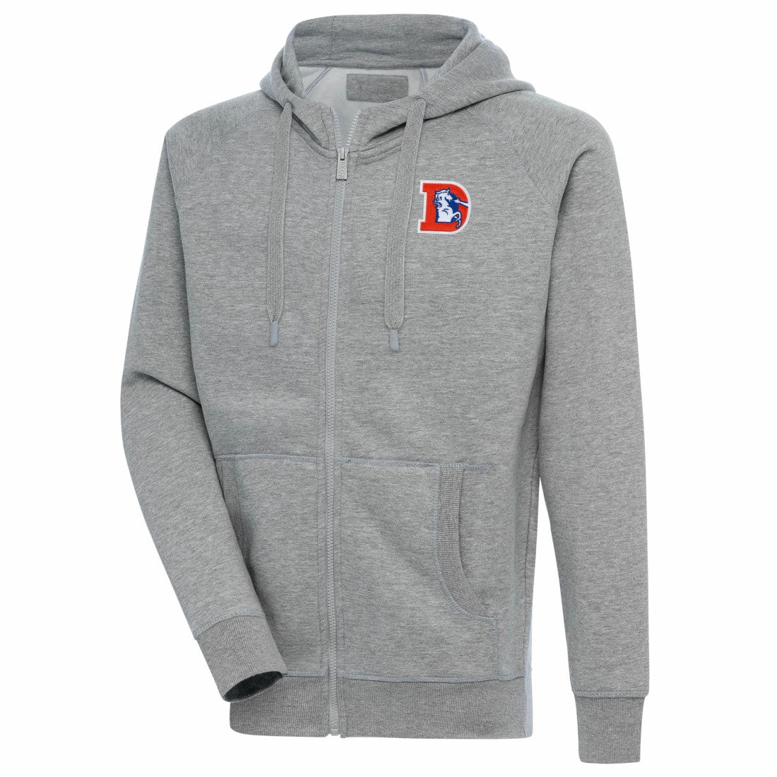 NFL Denver Broncos Adult Throwback Logo Victory Full-Zip Hoodie