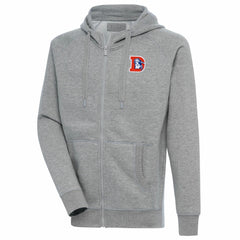 NFL Denver Broncos Adult Throwback Logo Victory Full-Zip Hoodie