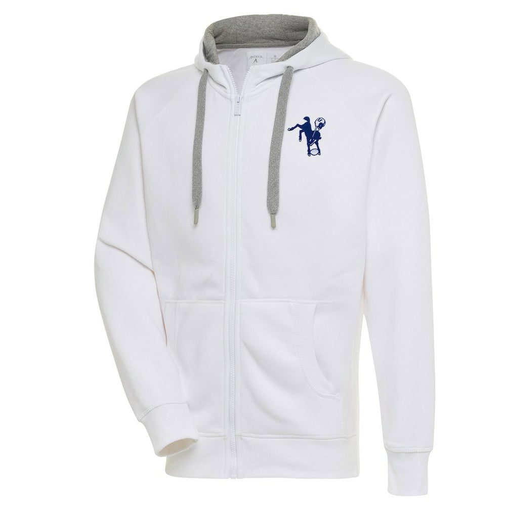 NFL Indianapolis Colts Adult Throwback Logo Victory Full-Zip Hoodie