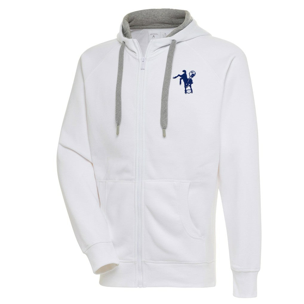 NFL Indianapolis Colts Adult Throwback Logo Victory Full-Zip Hoodie