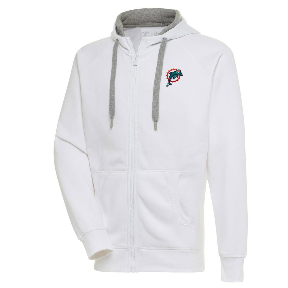 NFL Miami Dolphins Adult Throwback Logo Victory Full-Zip Hoodie