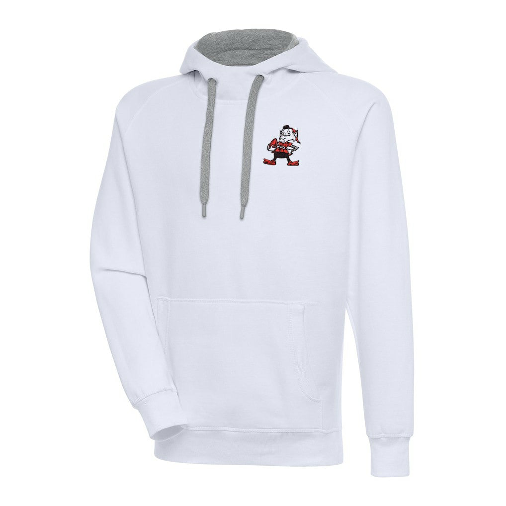 NFL Cleveland Browns Adult Throwback Logo Victory Pullover Hoodie