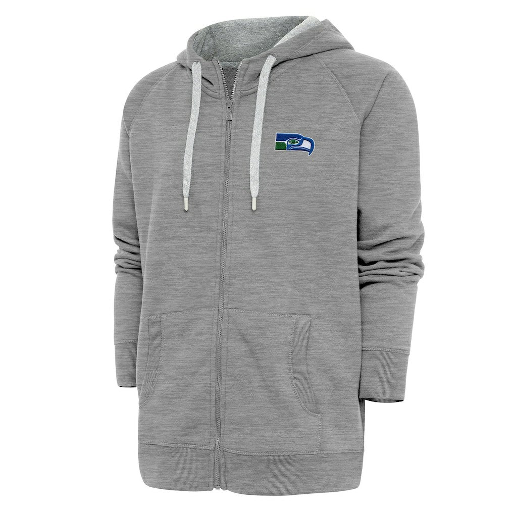 NFL Seattle Seahawks Adult Throwback Logo Victory Full-Zip Hoodie