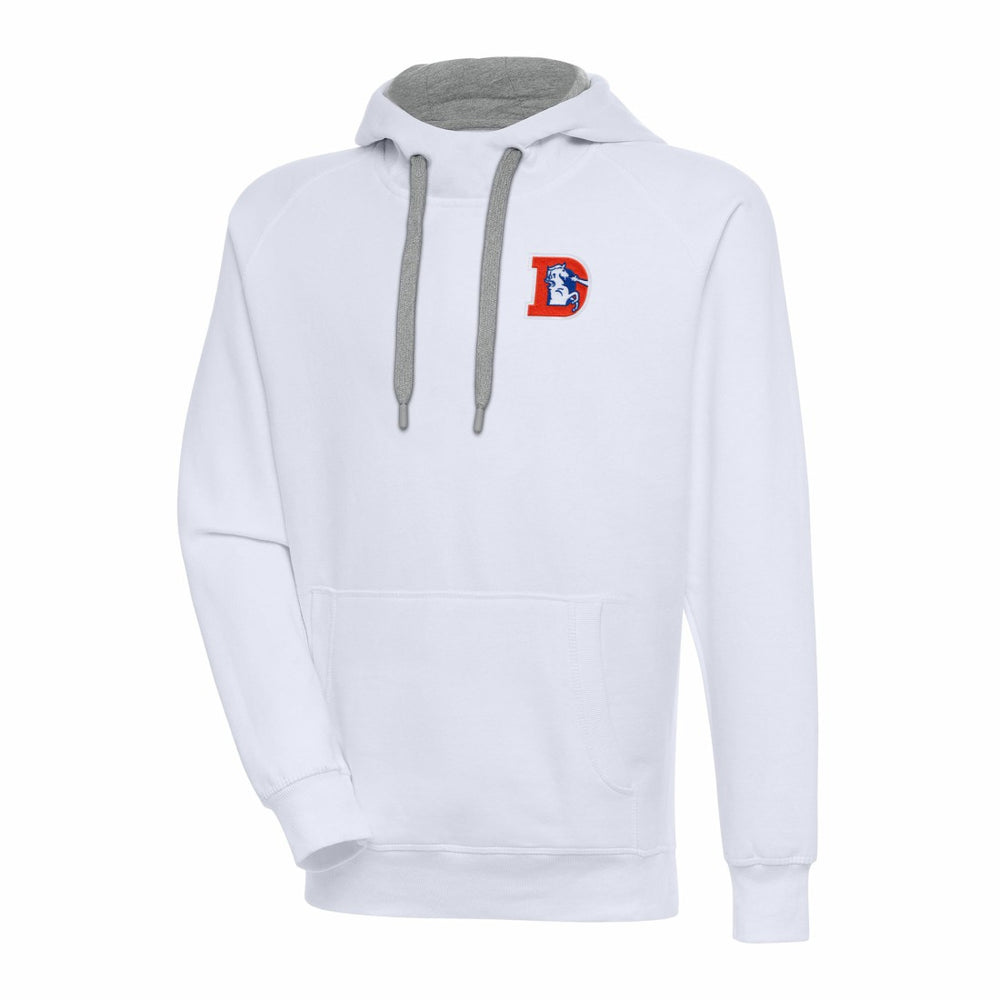 NFL Denver Broncos Adult Throwback Logo Victory Pullover Hoodie