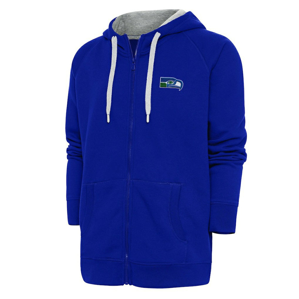 NFL Seattle Seahawks Adult Throwback Logo Victory Full-Zip Hoodie