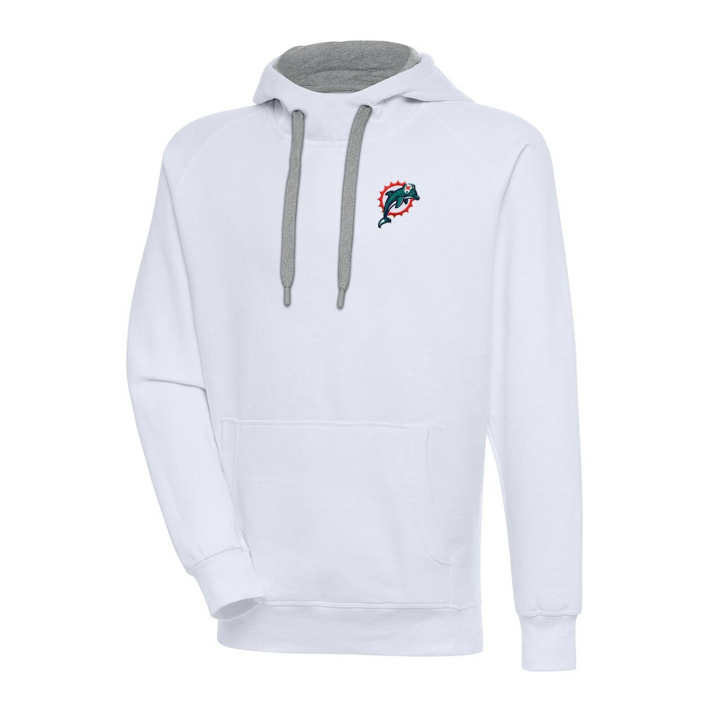 NFL Miami Dolphins Adult Throwback Logo Victory Pullover Hoodie