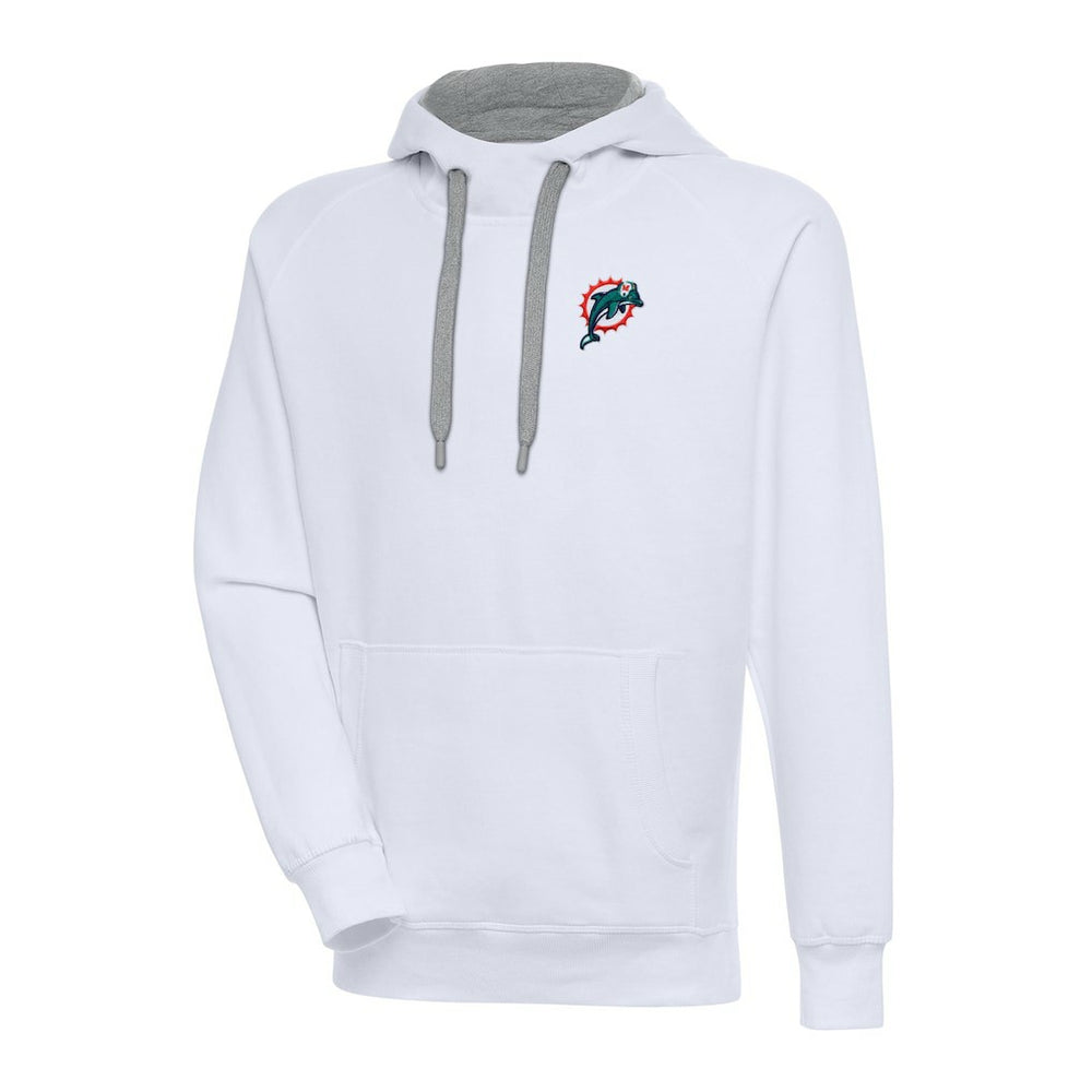 NFL Miami Dolphins Adult Throwback Logo Victory Pullover Hoodie