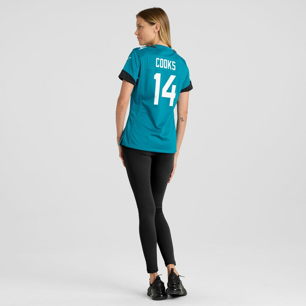 NFL Jacksonville Jaguars Elijah Cooks  Women's Team Game Jersey